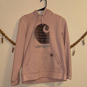 Carhartt Blush Pink Logo Hoodie